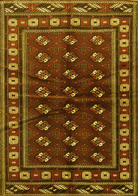 Persian Yellow Traditional Rug, tr4013yw
