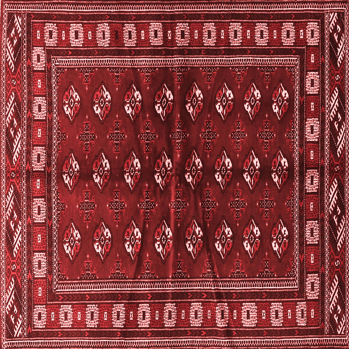 Machine Washable Persian Red Traditional Rug, wshtr4013red