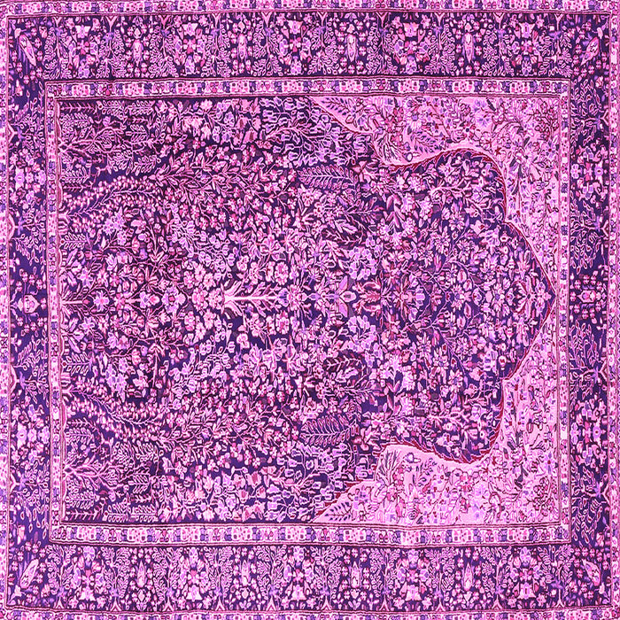 Square Persian Pink Traditional Rug, tr4014pnk