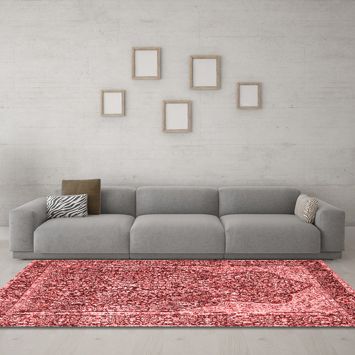 Traditional Red Washable Rugs