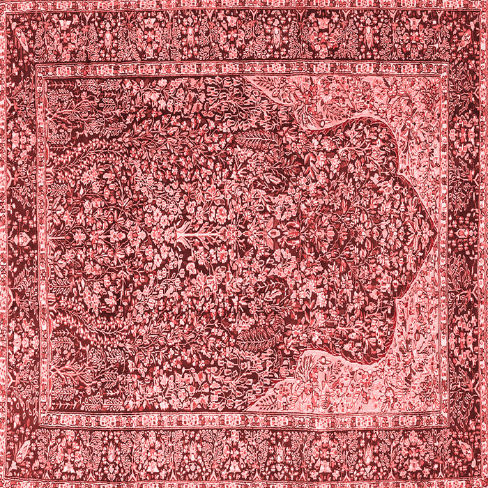 Machine Washable Persian Red Traditional Rug, wshtr4014red