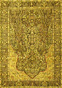 Persian Yellow Traditional Rug, tr4014yw