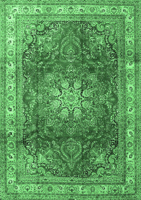 Persian Emerald Green Traditional Rug, tr4015emgrn