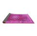 Sideview of Persian Pink Traditional Rug, tr4015pnk