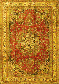 Persian Yellow Traditional Rug, tr4015yw