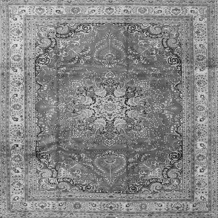 Serging Thickness of Persian Gray Traditional Rug, tr4015gry