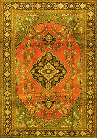 Persian Yellow Traditional Rug, tr4016yw