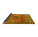 Sideview of Persian Yellow Traditional Rug, tr4016yw