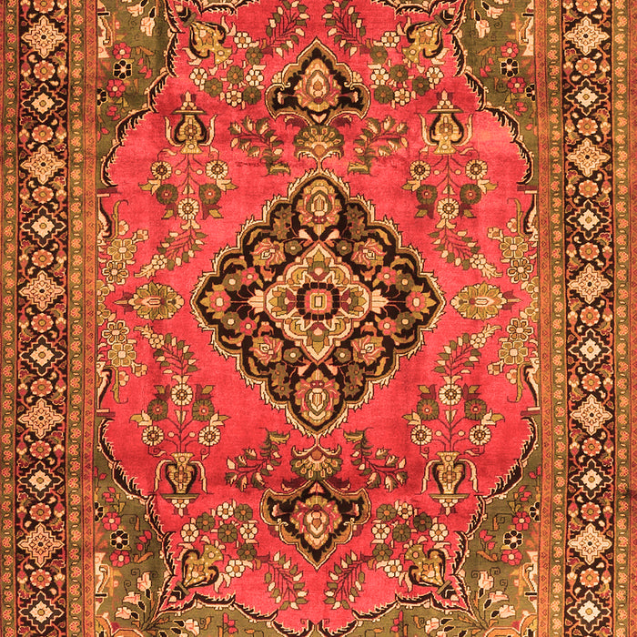 Persian Orange Traditional Rug, tr4016org