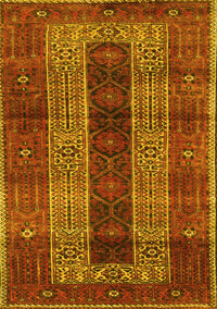 Persian Yellow Traditional Rug, tr4017yw