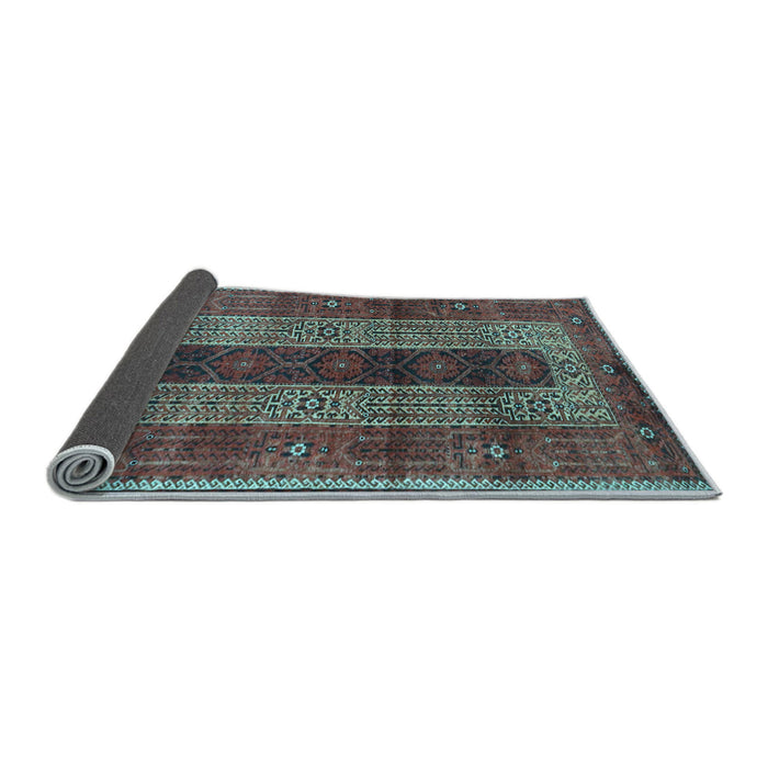Sideview of Persian Light Blue Traditional Rug, tr4017lblu