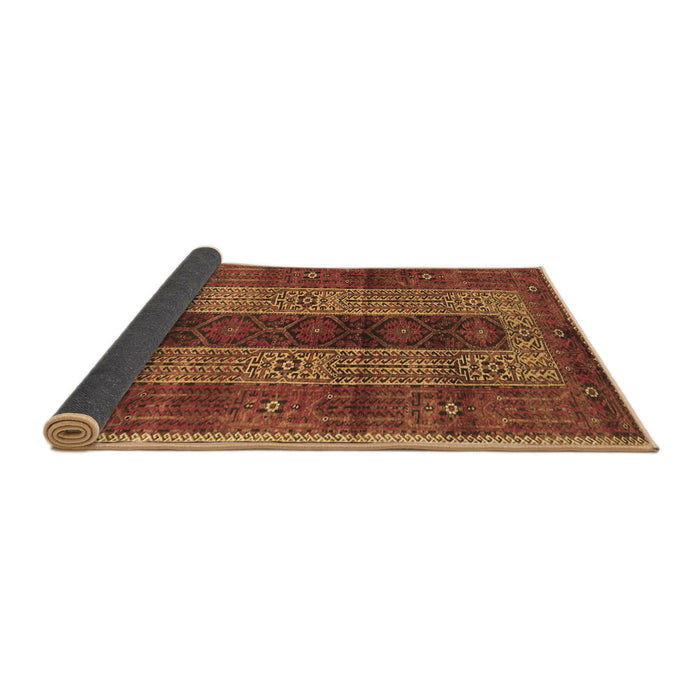 Sideview of Persian Brown Traditional Rug, tr4017brn