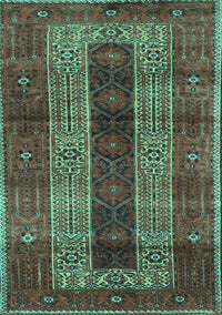 Persian Turquoise Traditional Rug, tr4017turq