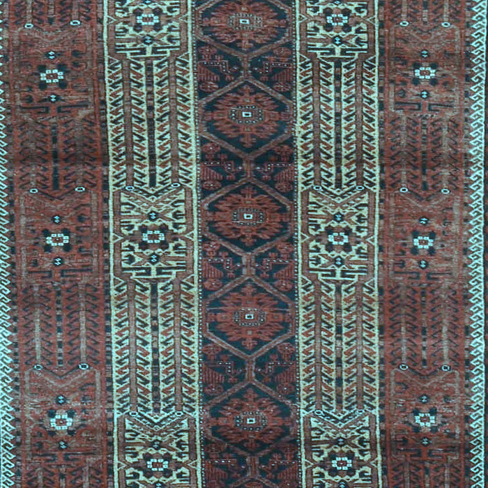 Machine Washable Persian Light Blue Traditional Rug, wshtr4017lblu