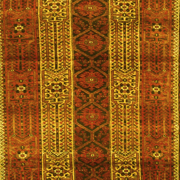 Machine Washable Persian Yellow Traditional Rug, wshtr4017yw