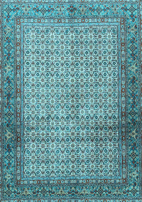 Persian Light Blue Traditional Rug, tr4018lblu