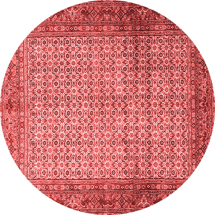 Machine Washable Persian Red Traditional Rug, wshtr4018red
