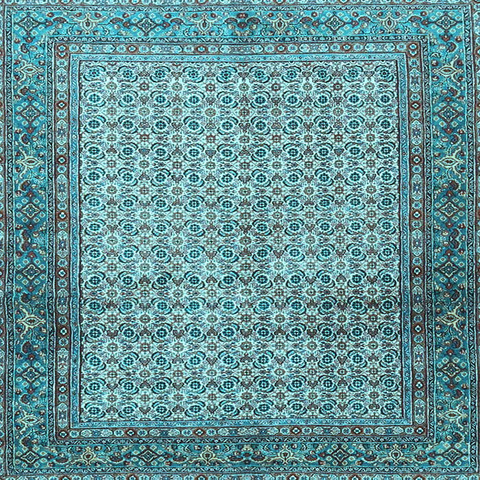 Square Persian Light Blue Traditional Rug, tr4018lblu