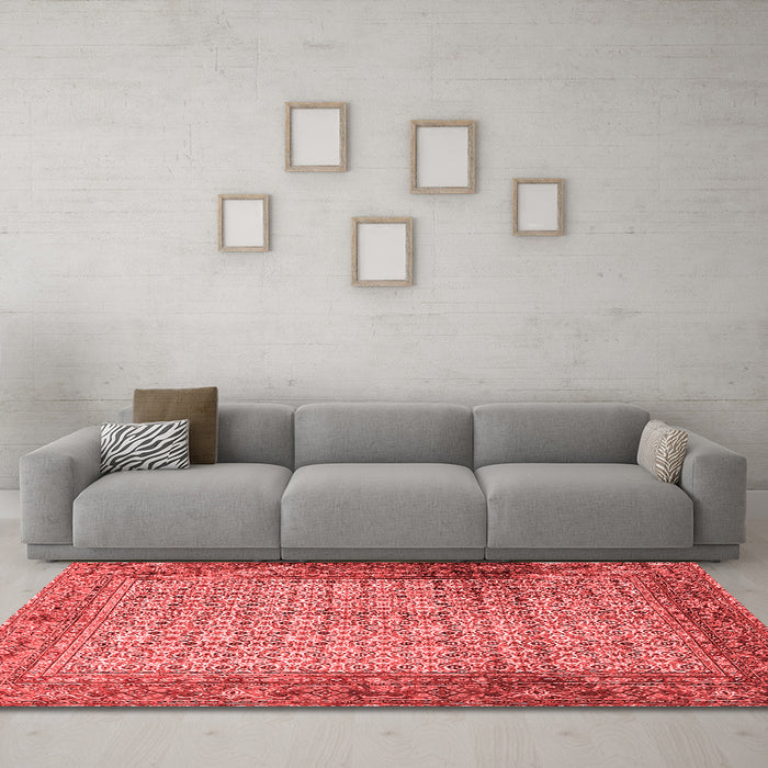 Traditional Red Washable Rugs