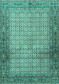 Persian Turquoise Traditional Rug, tr4018turq