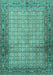Persian Turquoise Traditional Rug, tr4018turq