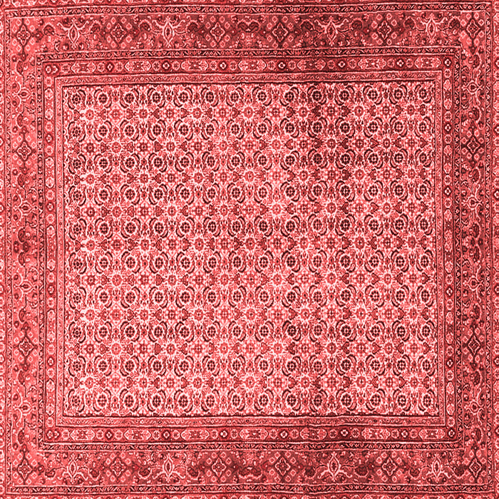 Machine Washable Persian Red Traditional Rug, wshtr4018red