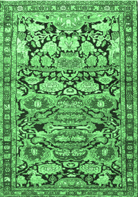 Persian Emerald Green Traditional Rug, tr4019emgrn