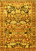 Persian Yellow Traditional Rug, tr4019yw