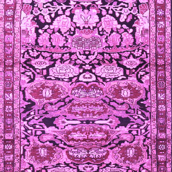 Machine Washable Persian Purple Traditional Area Rugs, wshtr4019pur