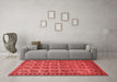 Country Red Washable Rugs