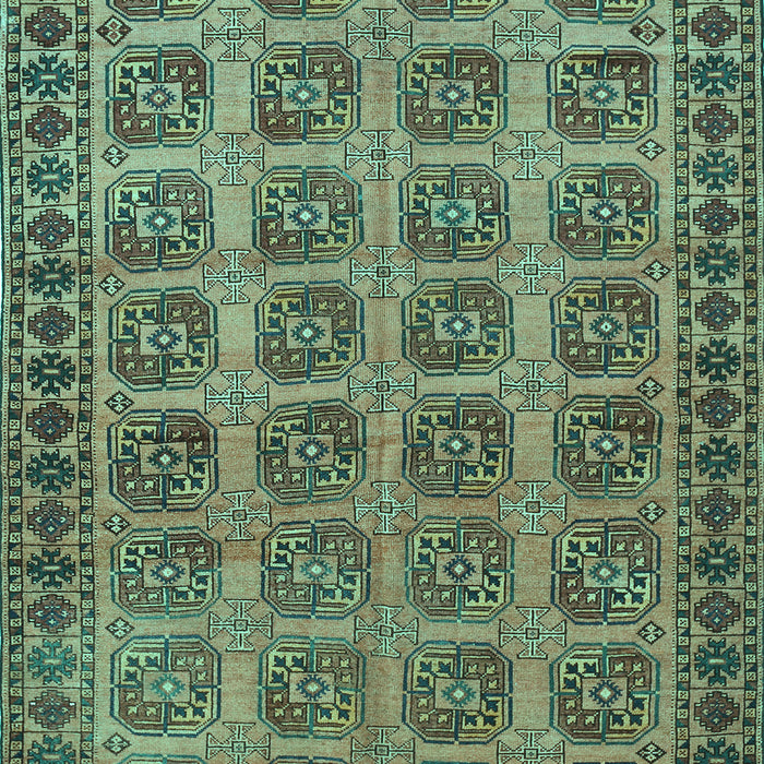 Southwestern Turquoise Country Rug, tr401turq
