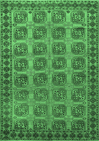 Southwestern Emerald Green Country Rug, tr401emgrn