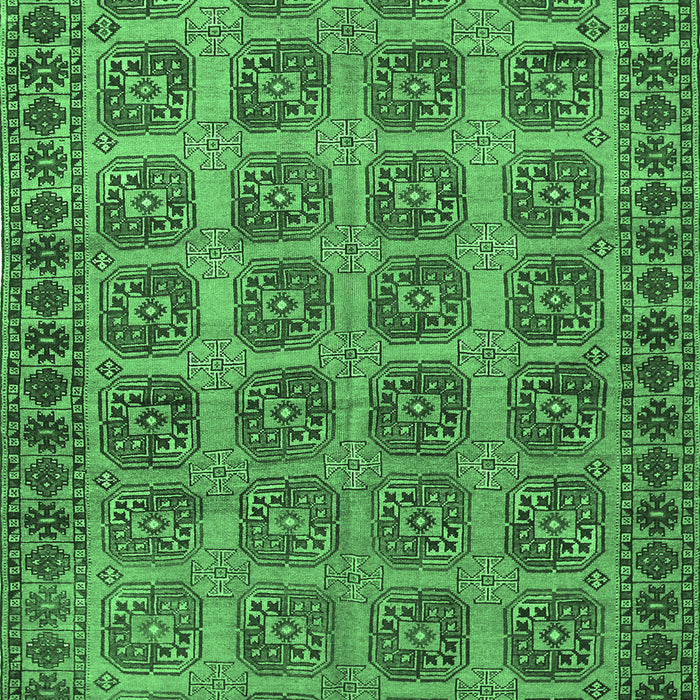 Southwestern Emerald Green Country Rug, tr401emgrn