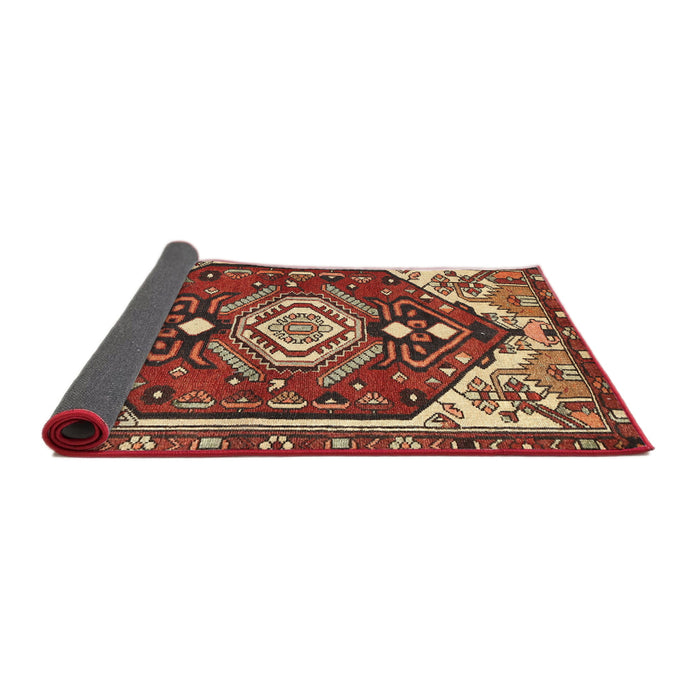 Sideview of Traditional Red Persian Rug, tr402