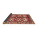 Sideview of Traditional Tangerine Pink Persian Rug, tr4020