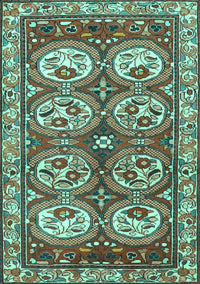 Persian Turquoise Traditional Rug, tr4020turq