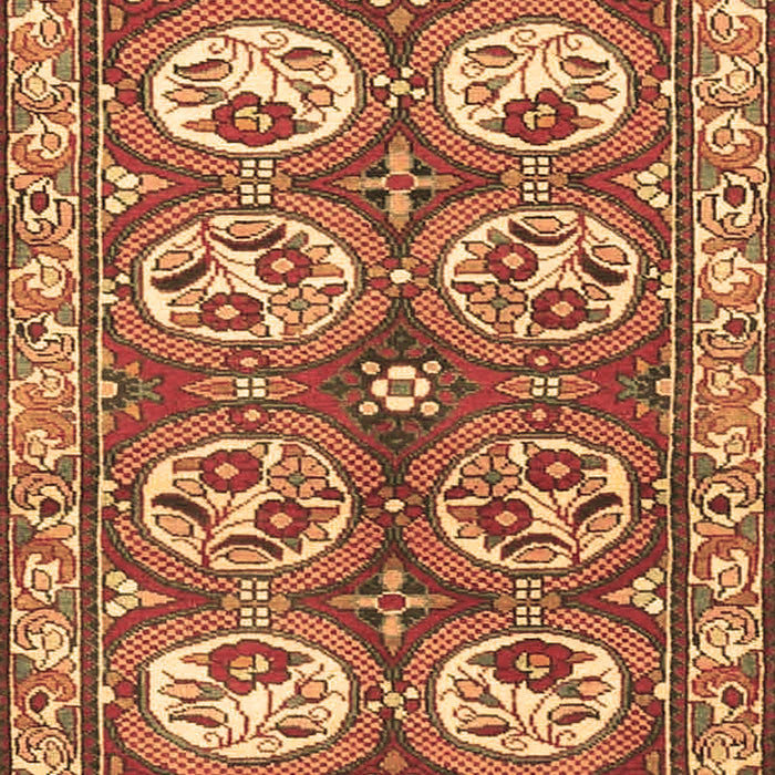Machine Washable Persian Brown Traditional Rug, wshtr4020brn