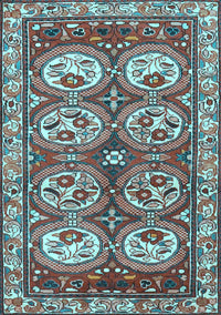 Persian Light Blue Traditional Rug, tr4020lblu