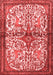 Persian Red Traditional Area Rugs