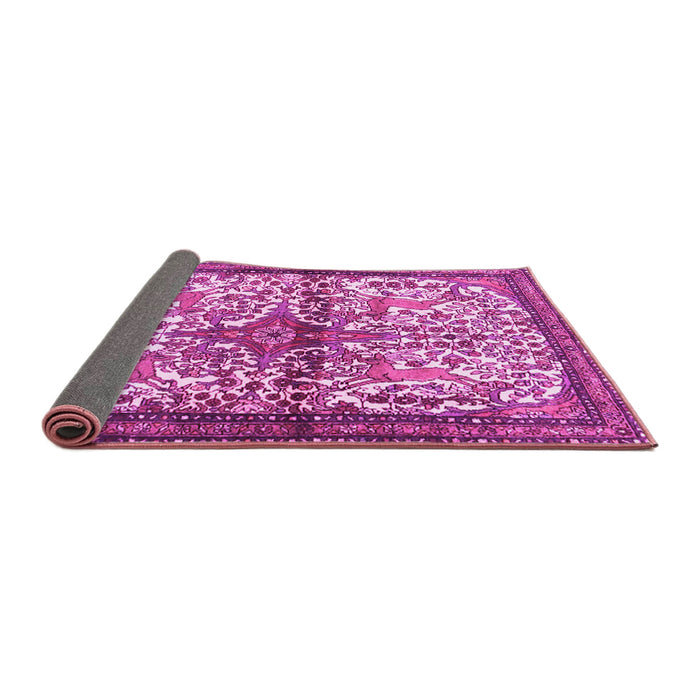 Sideview of Persian Pink Traditional Rug, tr4021pnk