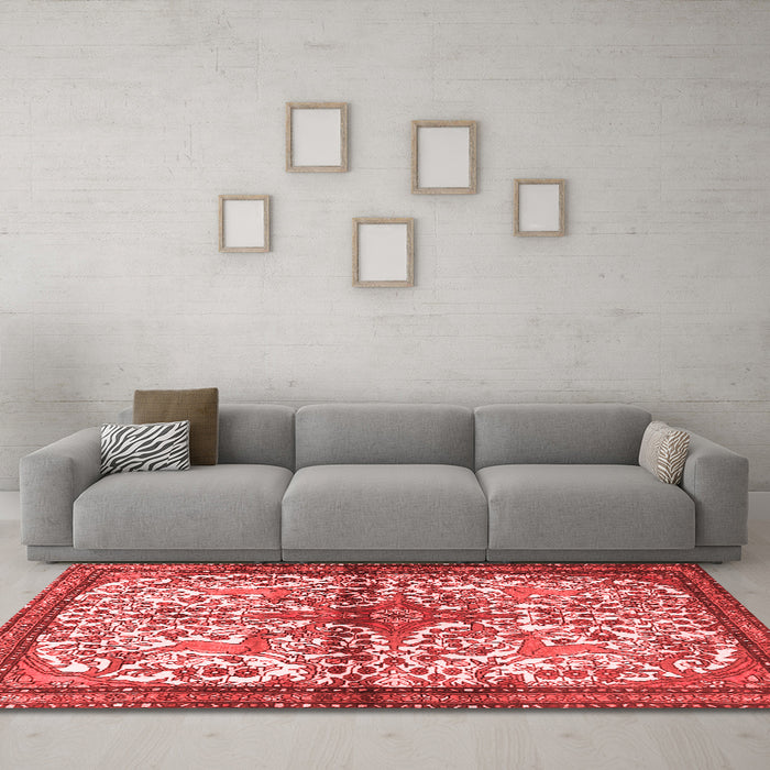 Traditional Red Washable Rugs
