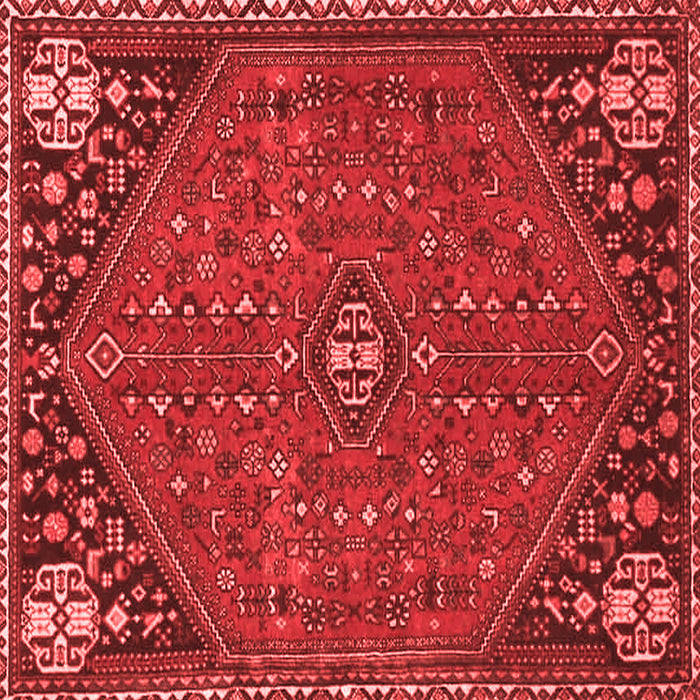 Machine Washable Persian Red Traditional Rug, wshtr4022red
