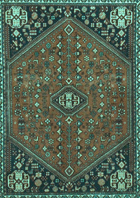 Persian Turquoise Traditional Rug, tr4022turq