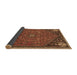 Sideview of Persian Brown Traditional Rug, tr4022brn