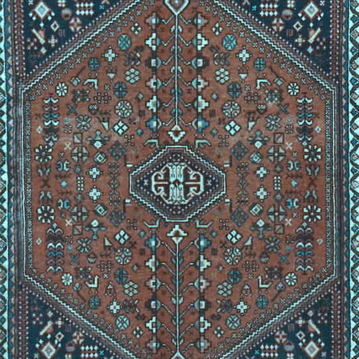 Machine Washable Persian Light Blue Traditional Rug, wshtr4022lblu