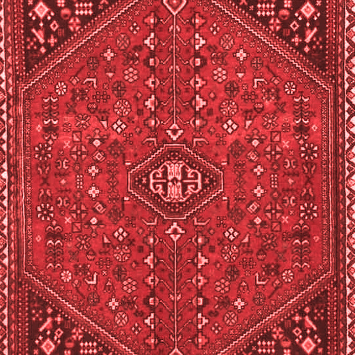 Machine Washable Persian Red Traditional Rug, wshtr4022red