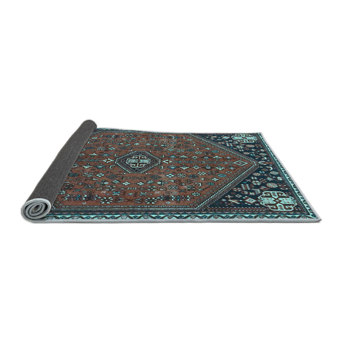Sideview of Persian Light Blue Traditional Rug, tr4022lblu