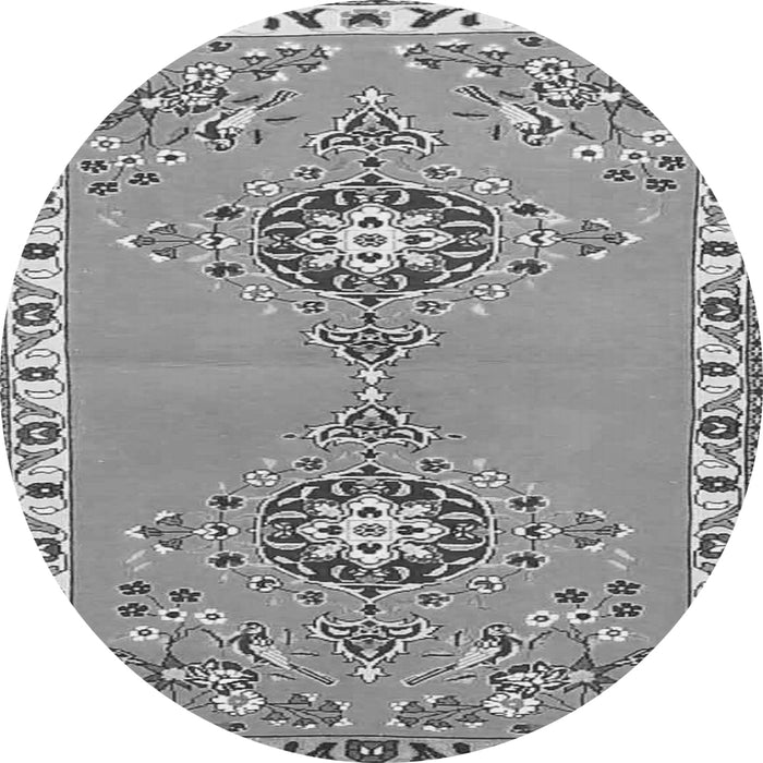 Square Persian Gray Traditional Rug, tr4023gry