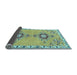 Sideview of Persian Light Blue Traditional Rug, tr4023lblu
