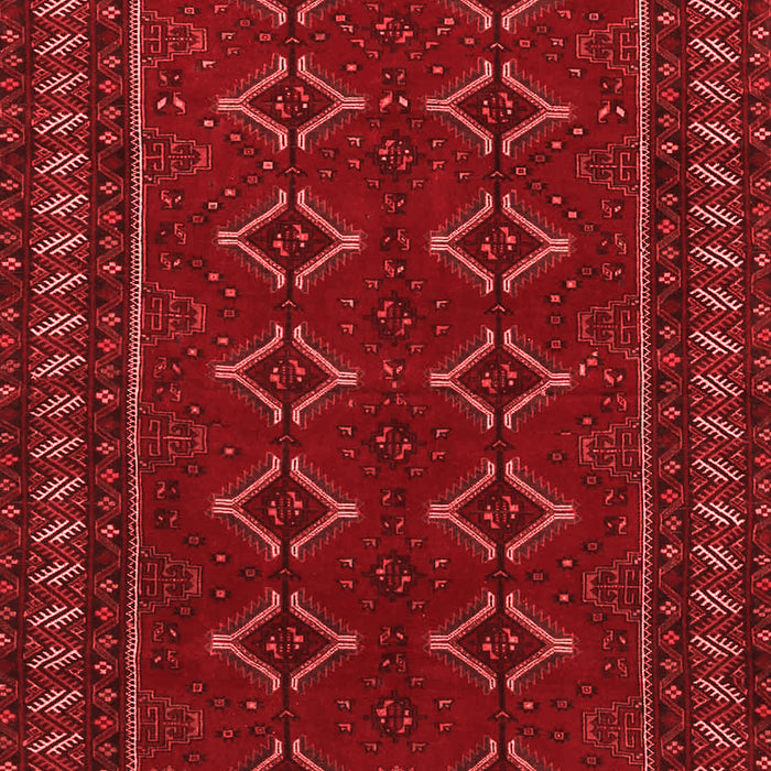 Machine Washable Persian Red Traditional Rug, wshtr4024red